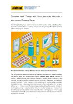 Container Leak Testing with Non-destructive Methods - Vacuum and Pressure Decay-1