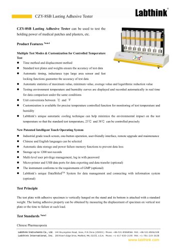CZY - 8SB Lasting Adhesive Tester