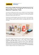 Ensuring Coffee Packaging Performance by Material Properties Tests-1