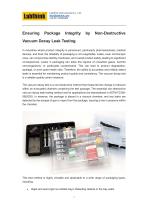 Ensuring Package Integrity by Non-Destructive Vacuum Decay Leak Testing-1