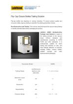 Flip-Cap Bottle Test Solution for Quality Assurance - 1