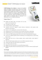 Gas Analyzer to test gas percent inside the packed box