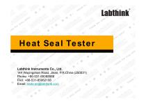 Heat Seal Parameters Determination of Flexible Polymer Film - 1