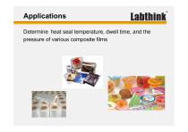 Heat Seal Parameters Determination of Flexible Polymer Film - 2