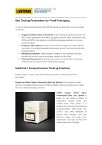 Key Testing Parameters for Optimizing Food Packaging - 1