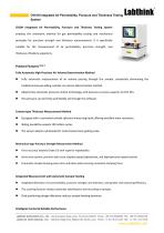 Labthink C910H Integrated Air Permeability, Puncture and Thickness Testing System