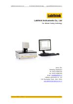 Labthink CHY-CB Thickness Test Apparatus / Measuring Instruments for Laminating and Food Packaging Films - 1