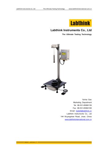 Labthink Falling Dart Impact Tester to Measure impact resistance of thin polymeric film