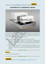 Labthink Shrinkage Test Machine to measure Shrinkage Force and ratio of PE Films and Laminates - 1