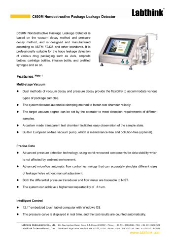 Leak testing machine for ampoules and vials |  Micro Leak Testing