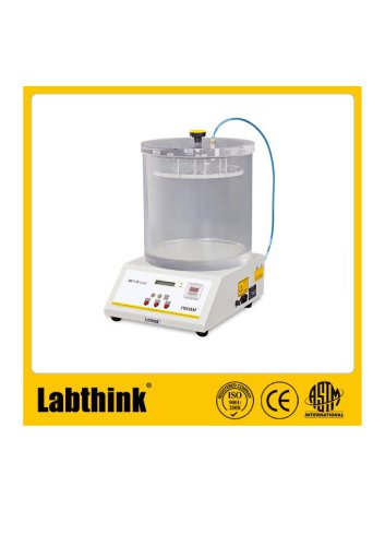 MFY-01 Leak Tester is used to look for pin holes in bags that hold calibration solutions for medical instruments.