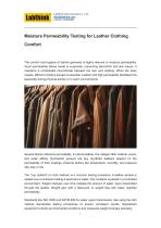 Moisture Permeability Testing for Leather Clothing Comfort-1