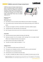 Non-destructive Leak Tester with vacuum decay method