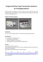 Oxygen Permeability Tester to test containers.-1