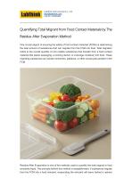Quantifying Total Migrant from Food Contact Materials by The Residue After Evaporation Method-1