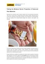 Testing the Moisture Barrier Properties of Desiccant Pack Materials-1