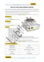 Thermo case (up to 200C) for measurement of thermal shrinkage of the polymer film - 1