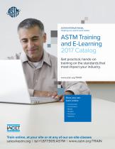 ASTM Training and E-Learning 2017 Catalog-1