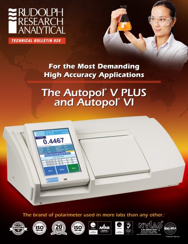 The Autopol®  V PLUS and Autopol®  VI