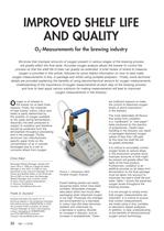 O2 Measurements for the brewing industry - 2