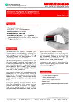 Miniature Fluxgate Magnetometer WFG-110 - 1