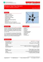 Miniature Heat Flux Sensor, Series FM and FRM-1