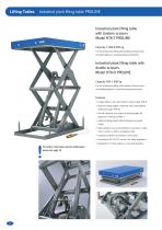 Hydraulic Lifting Tables - Standard and High Class Solutions-12