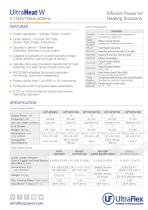 UltraHeat W Series | UltraFlex Power Technologies - 2