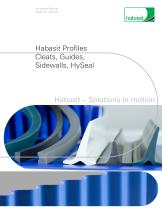 Habasit Profiles Cleats, Guides, Sidewalls, HySeal - 1