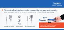 Pioneering hygienic temperature assembly, compact and modular-1
