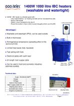 1000 litre IBC heater - 1