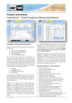 ImpactTest - Notch Toughness Measuring Software - 1