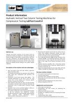 vertical testing machines for pressure testing to 6MN-1