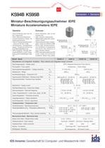 Miniature Accelerometers IEPE - 1