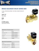 Series 820 Brass Solenoid Valves (3/4" - 2") - 2