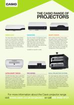 Projector Range Overview 2014 - 1