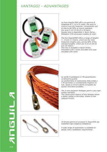 ANGUILA  Fishtapes and accessories