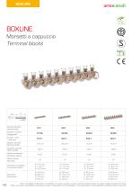 BOXLINE  Unipolar movable terminals in polycarbonate - 1