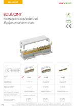 EQUIJOINT  Equipotential terminals for tightening of cables, rods or strip iron - 1