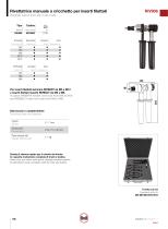 TOOLS FOR RIVET AND RIVETS NUTS LINE-12