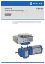 Accessories for Actuators type A-1