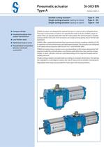 Pneumatic actuator - 1