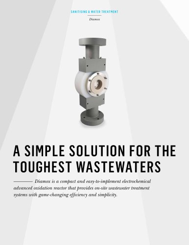 A SIMPLE SOLUTION FOR THE  TOUGHEST WASTEWATERS