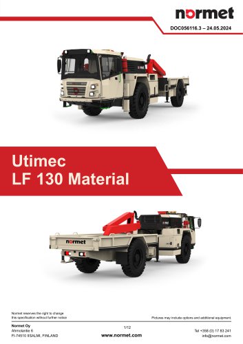 Utimec LF 130 Material