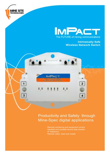 ImPact Intrinsically Safe Wireless Network Switch (NS40) - Mine