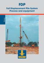 FDP Full Displacement Pile System Process and equipment - 1