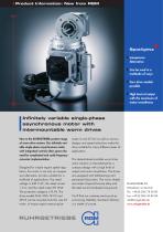 Single-phase asynchronous motor with intermountable worm drives-1