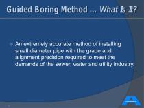 Accurate, Small Diameter Pipe Jacking: Applications With and Without Pilot Tubes - 6