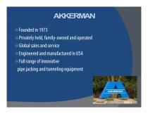 Advances in Pipe Jacking and Tunneling with Akkerman Series II Equipment - 3