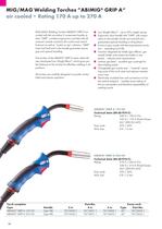 MIG /MAG product catalogue 2.0 / V2 - 14